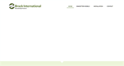 Desktop Screenshot of brockinternational.com